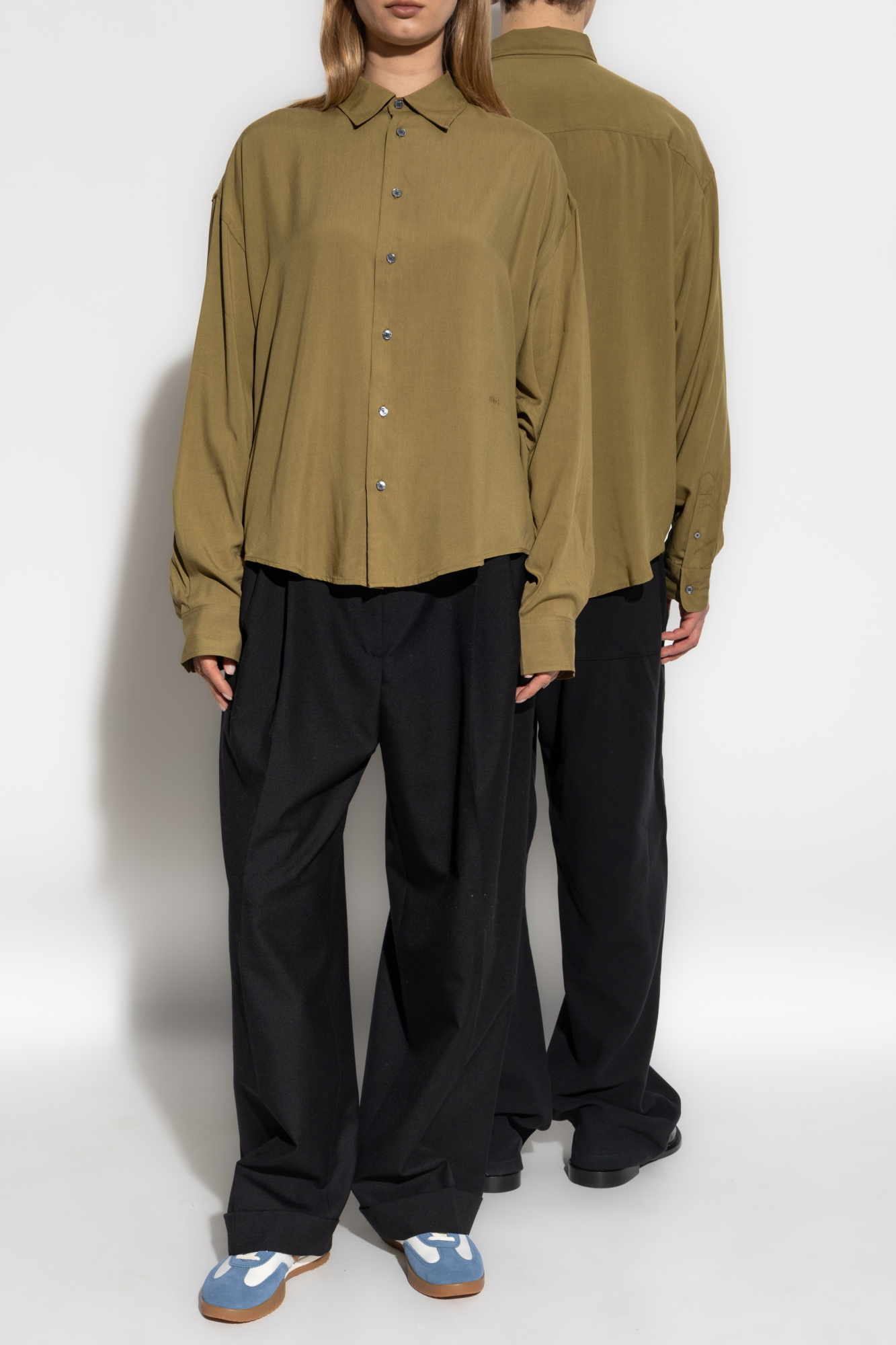 ami alexandre mattiussi ドットシャツ Ami Alexandre Mattiussi Shirt with logo | Men's Clothing